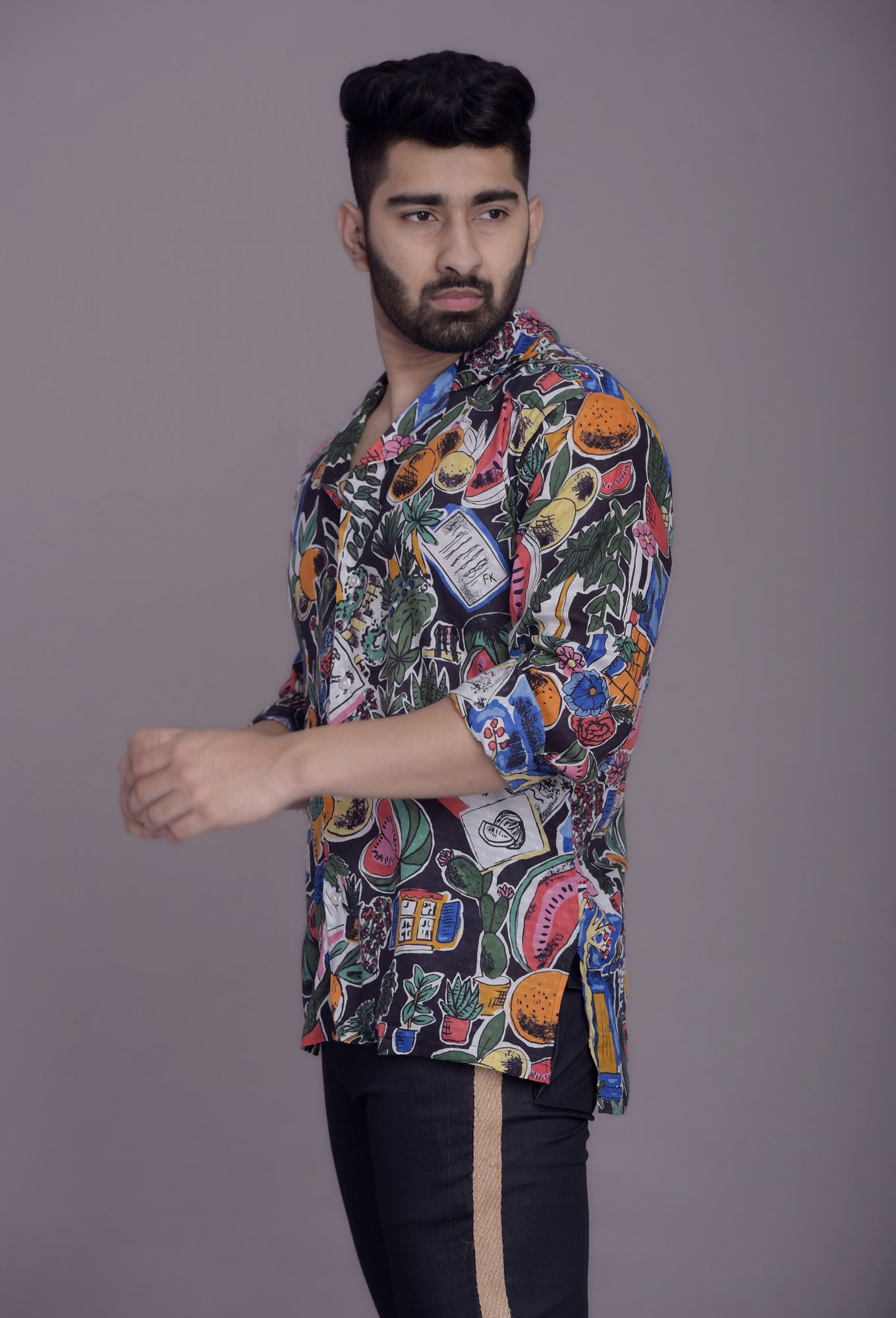 Mens Printed Casual Shirt