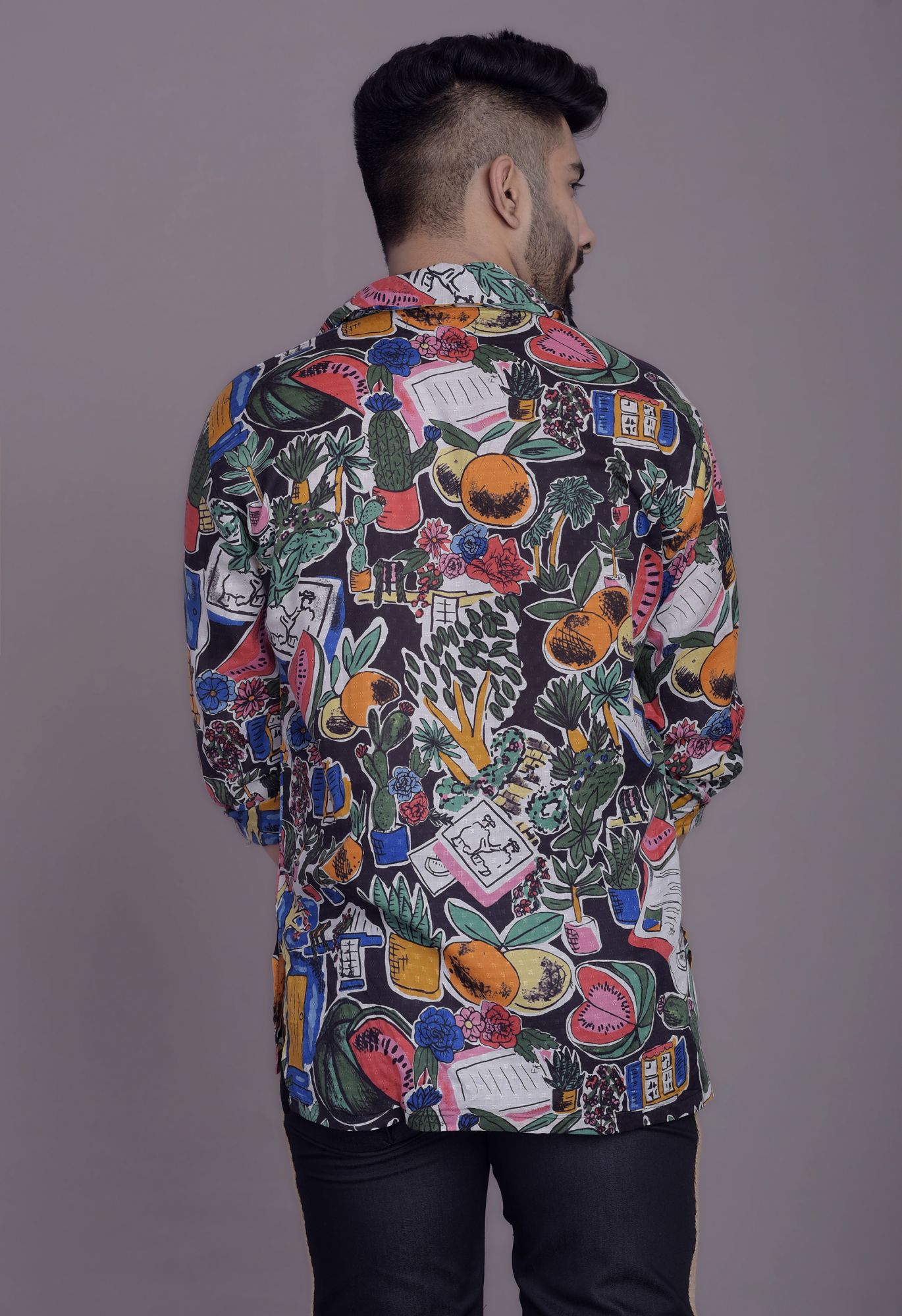 Mens Printed Casual Shirt