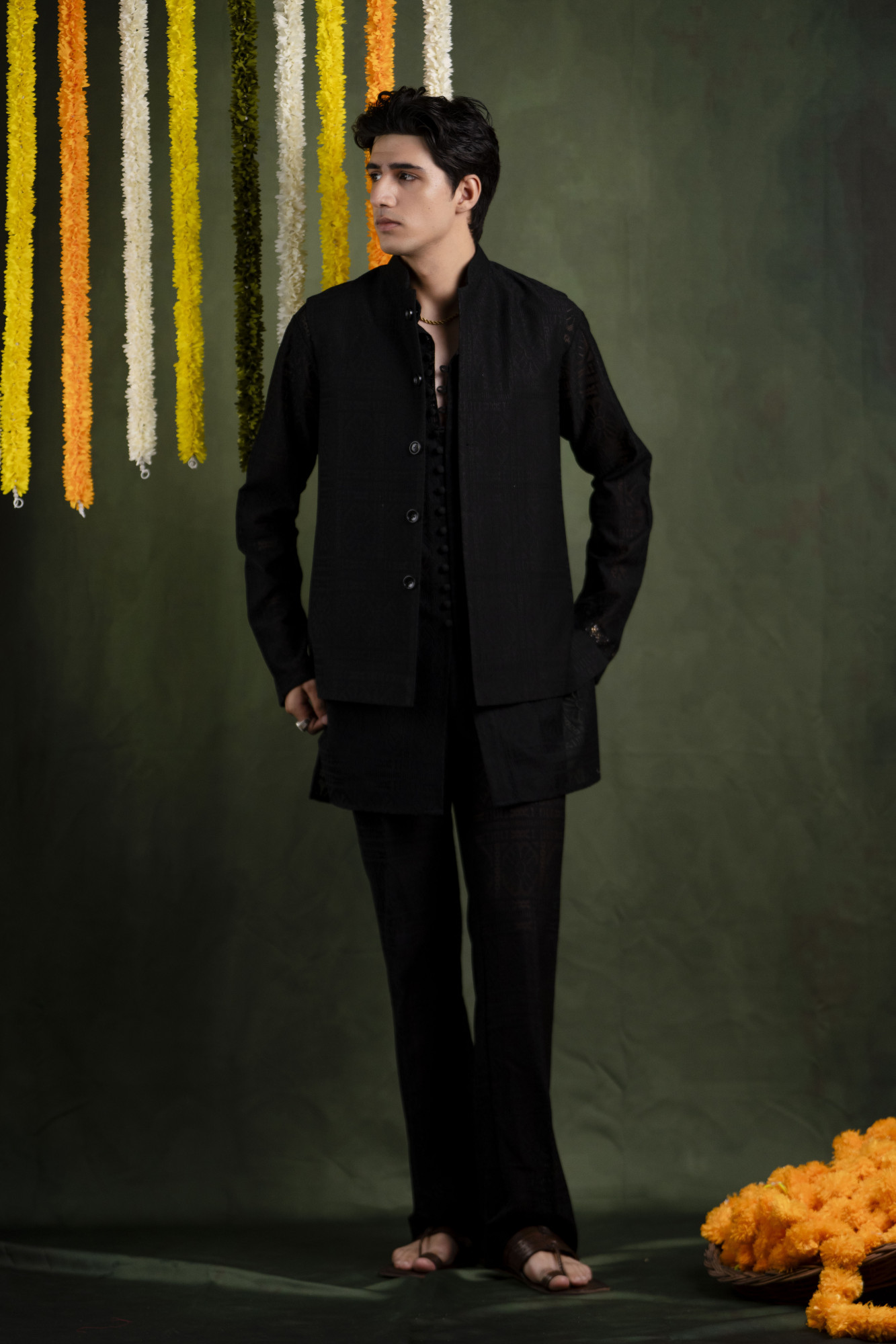 Black Crochet Jacket