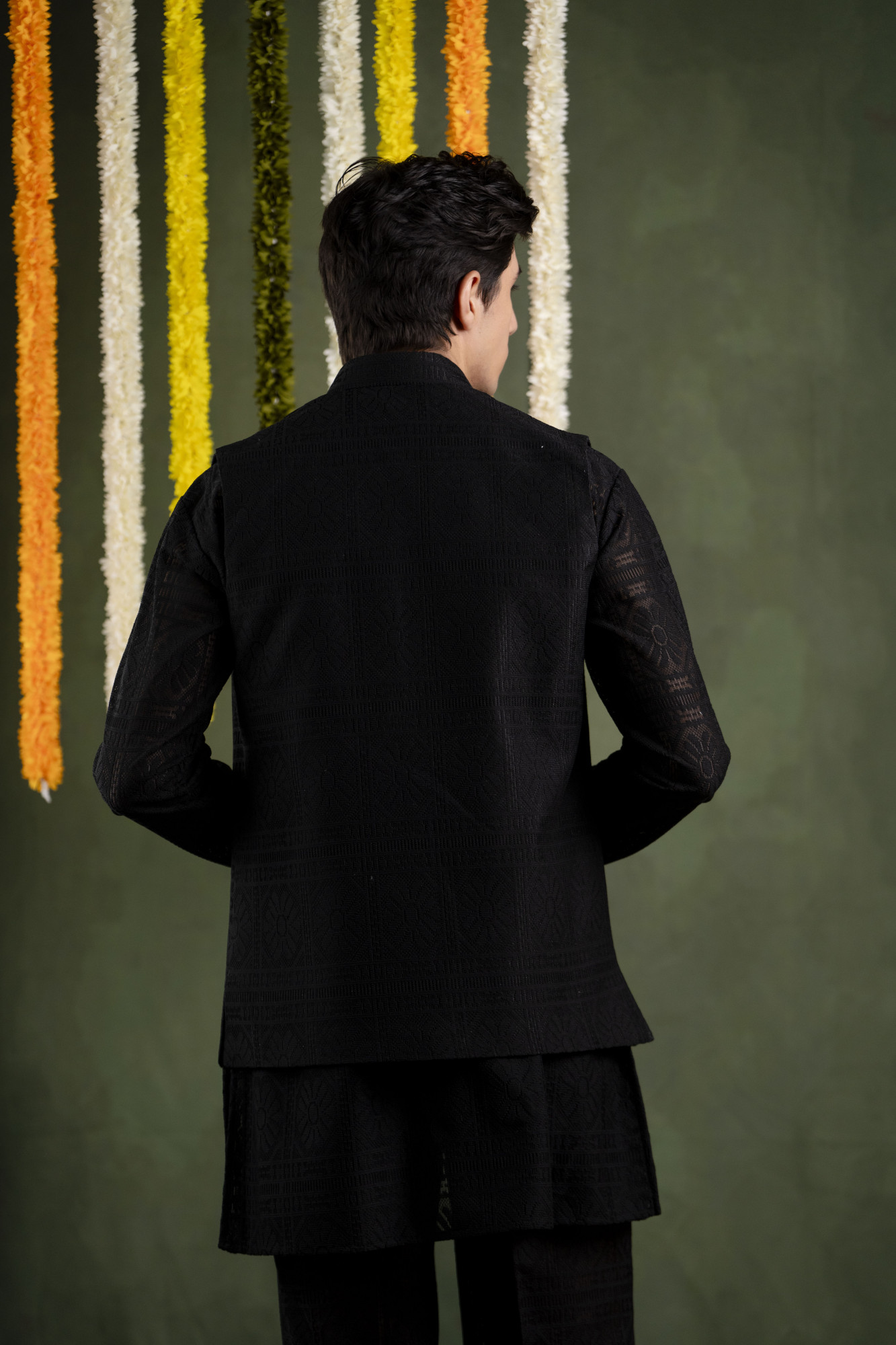 Black Crochet Jacket