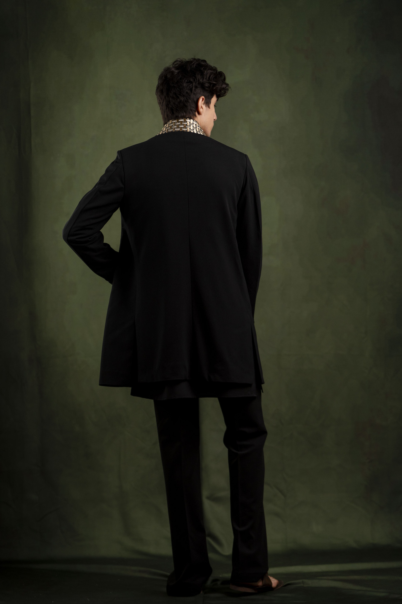 Border Laced Indowestern