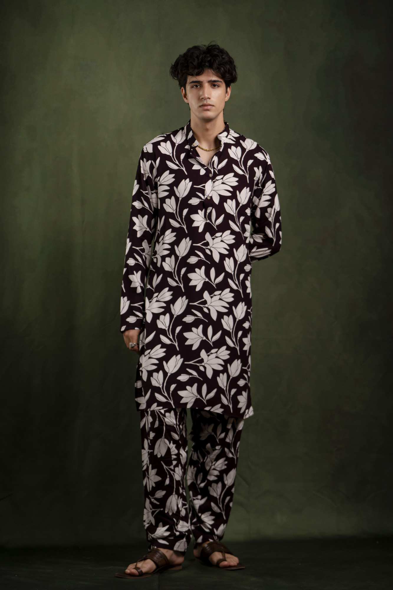 Printed Flowing Kurta