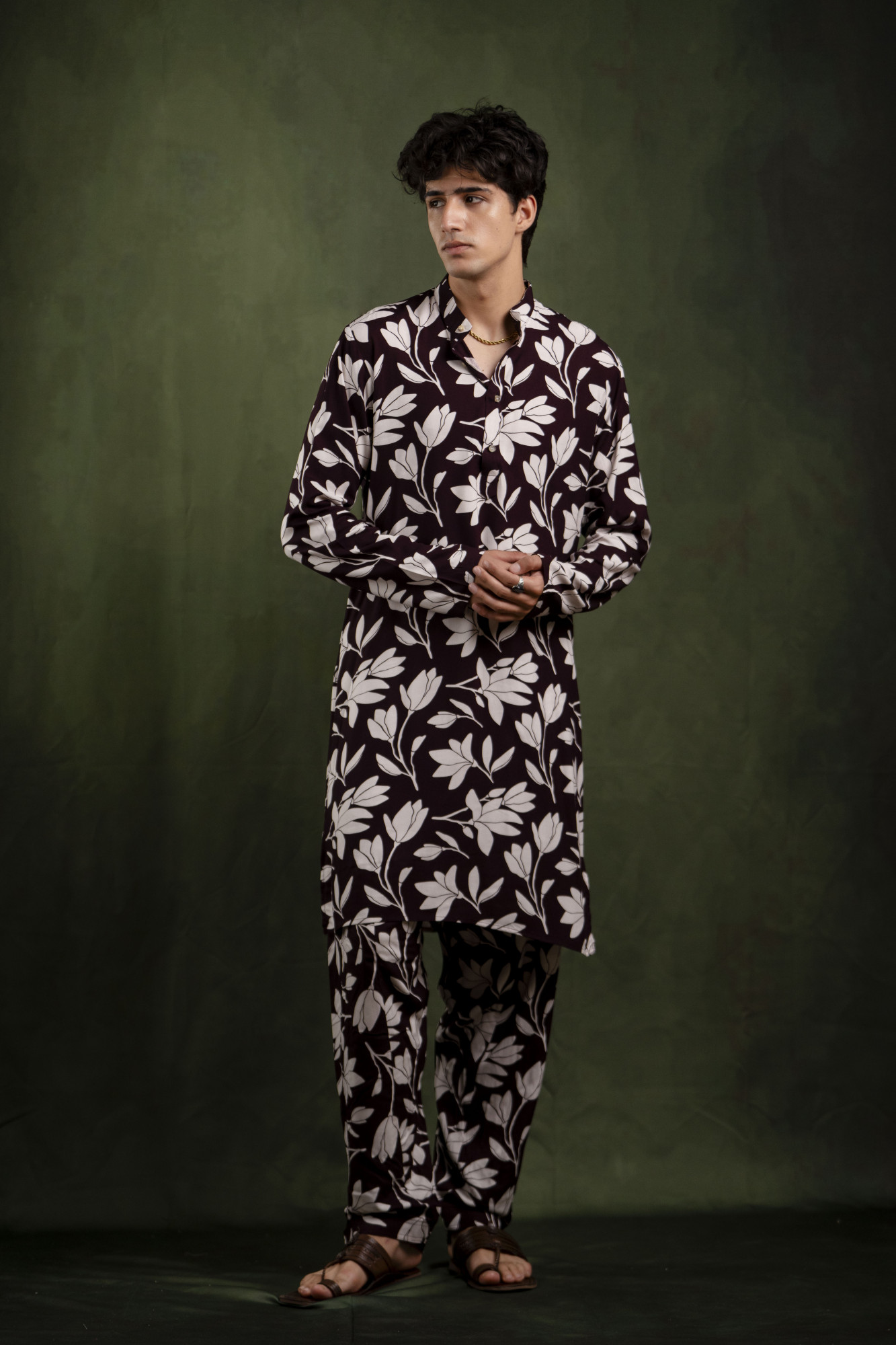 Printed Flowing Kurta