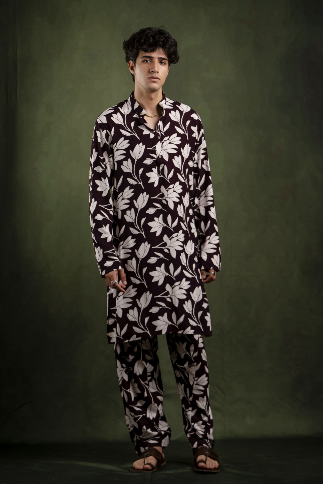 Printed Flowing Kurta