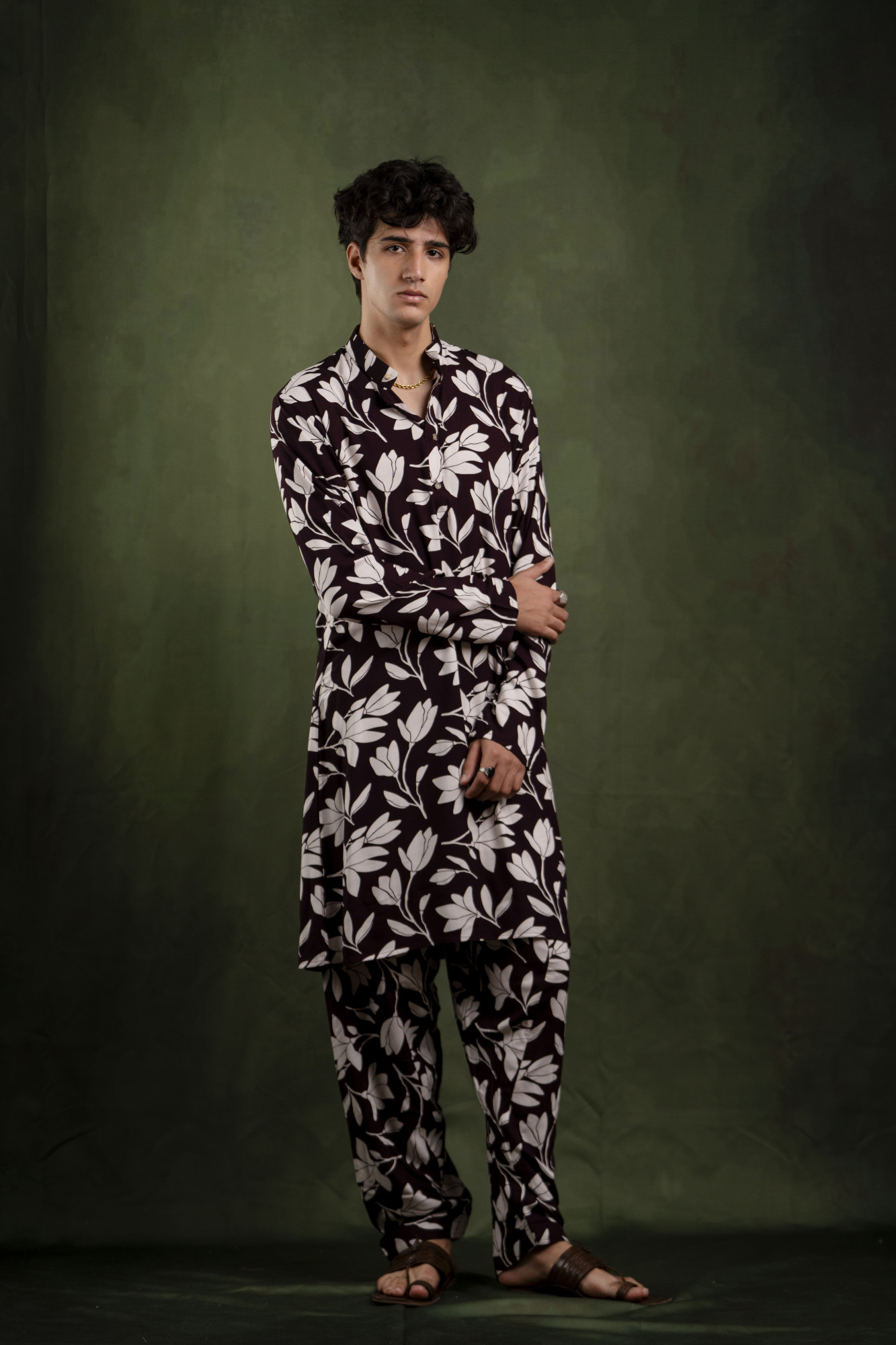 Printed Flowing Kurta