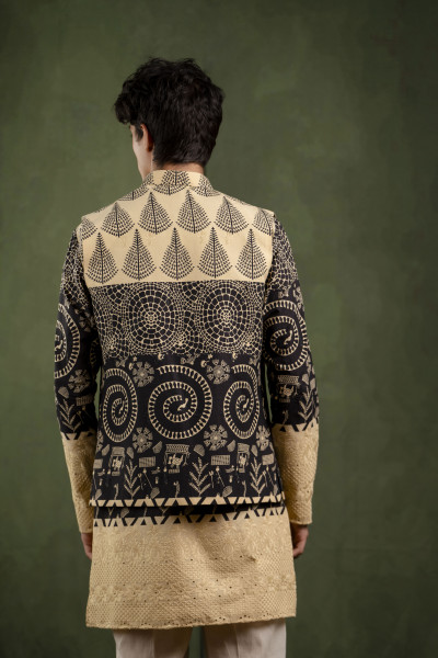 Printed Urban Leaf Jacket