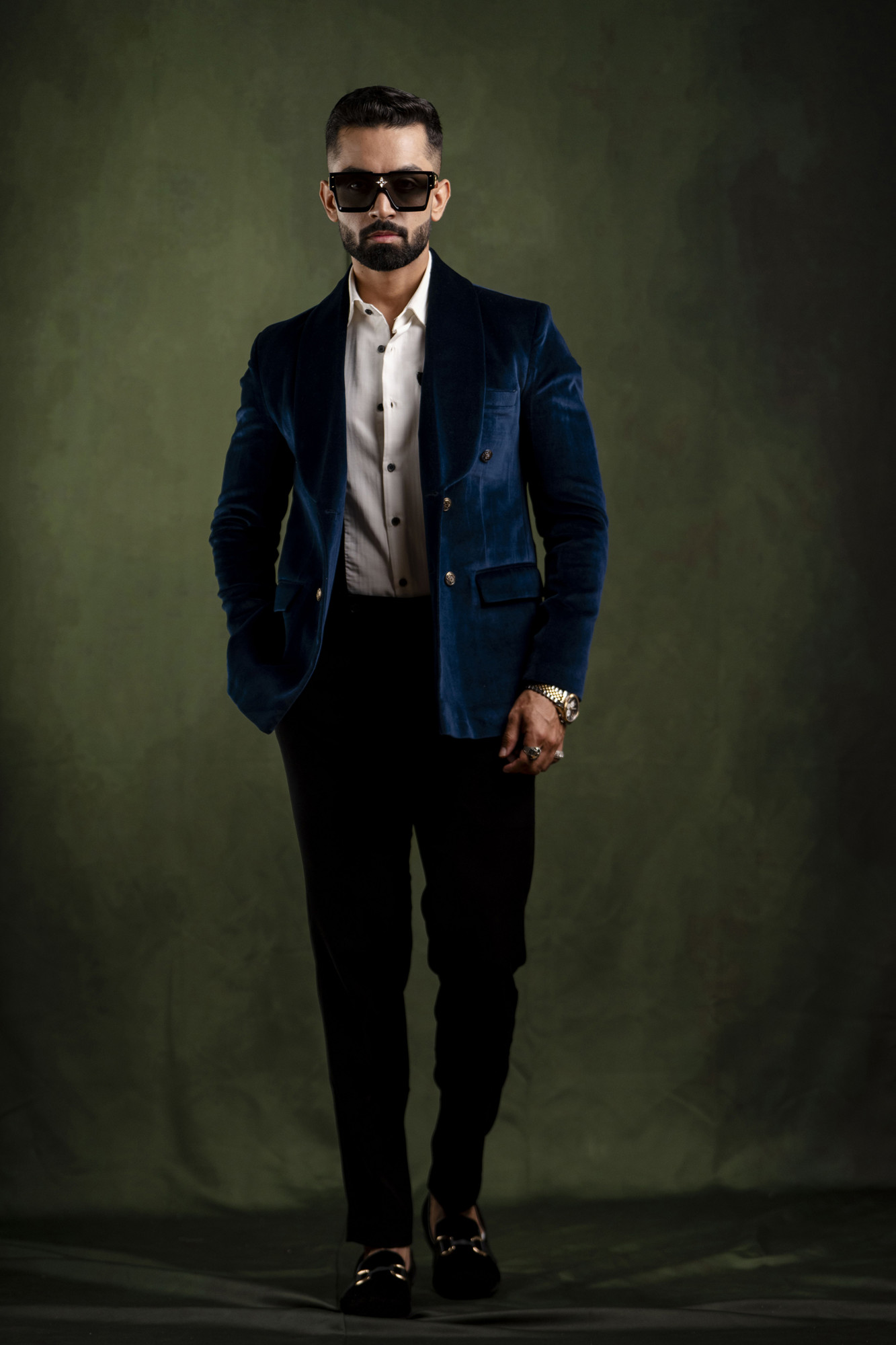 Royal Velvet Tuxedo Blazer