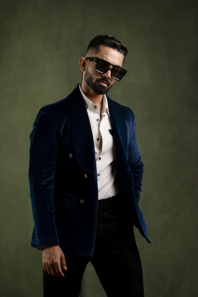 Royal Velvet Tuxedo Blazer