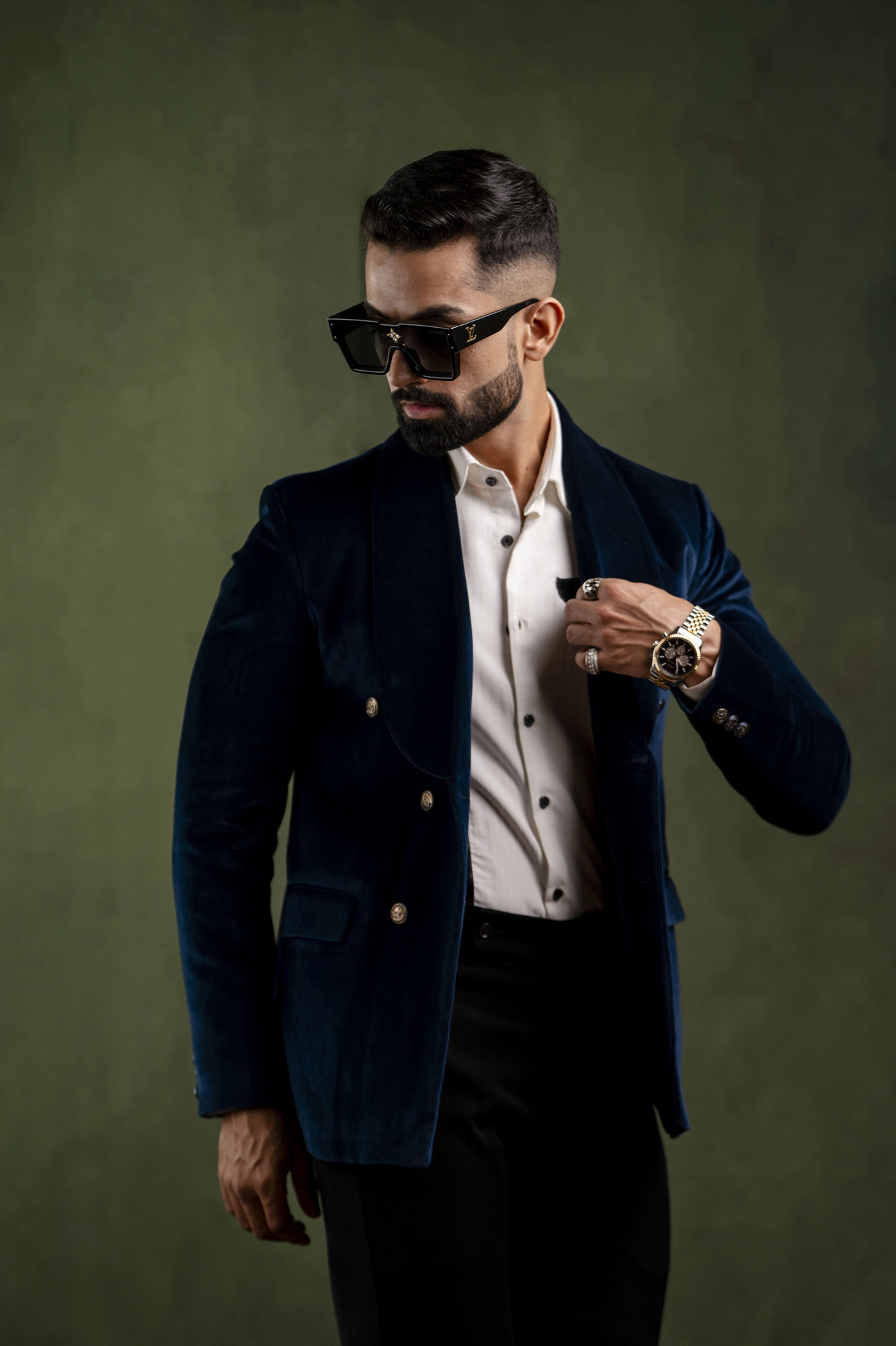 Royal Velvet Tuxedo Blazer