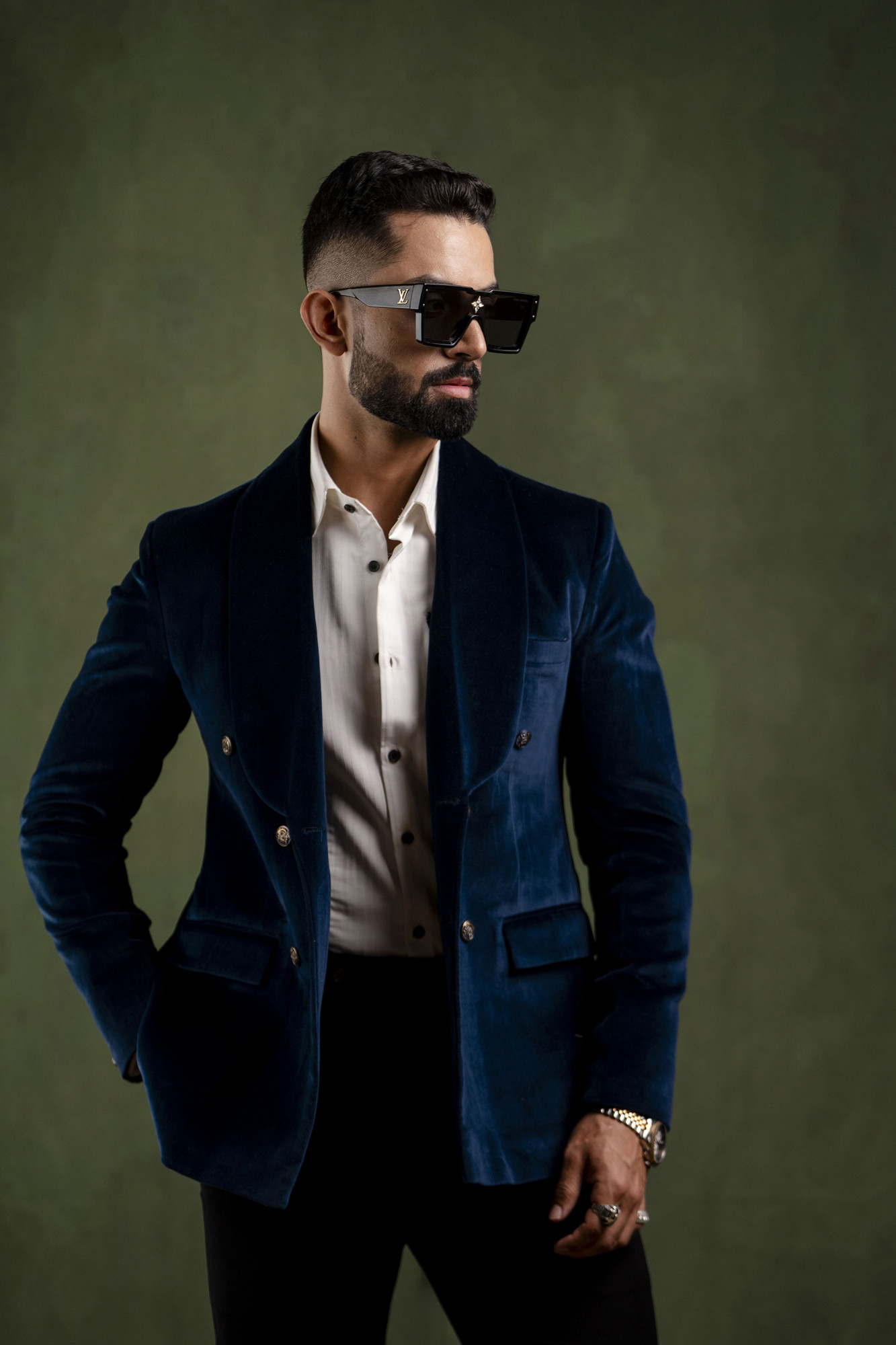 Royal Velvet Tuxedo Blazer