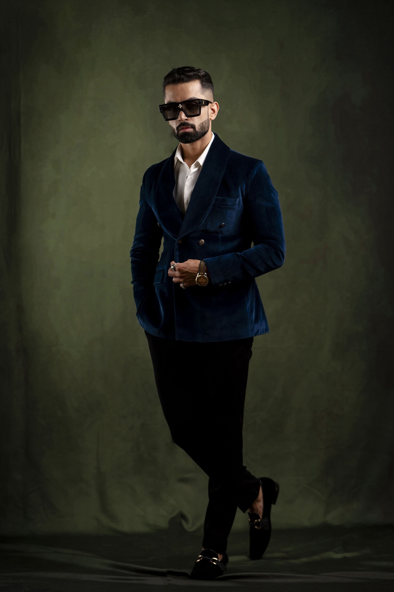 Royal Velvet Tuxedo Blazer