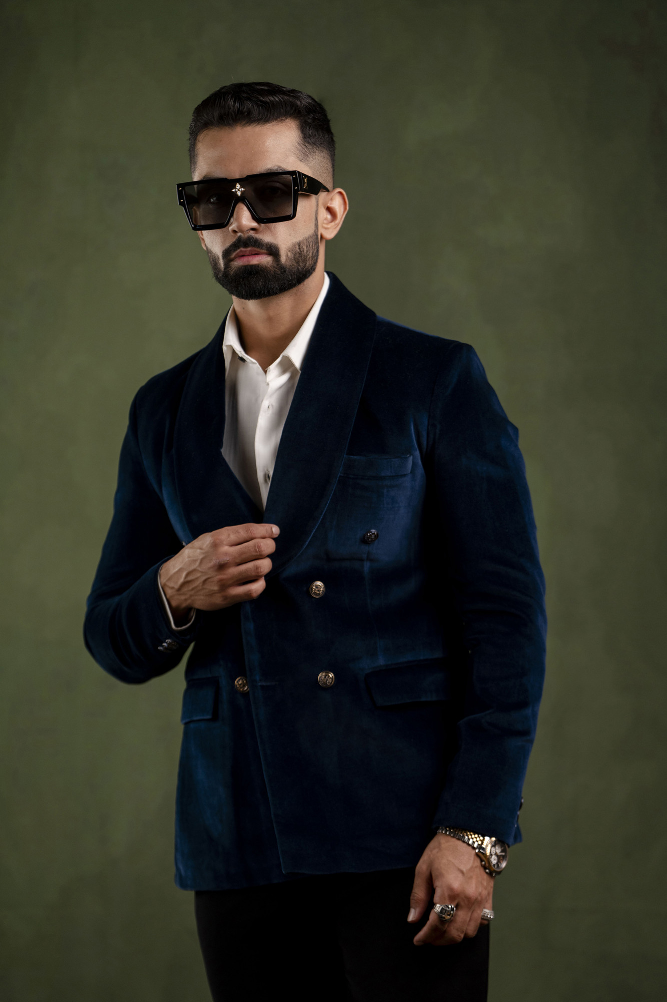 Royal Velvet Tuxedo Blazer