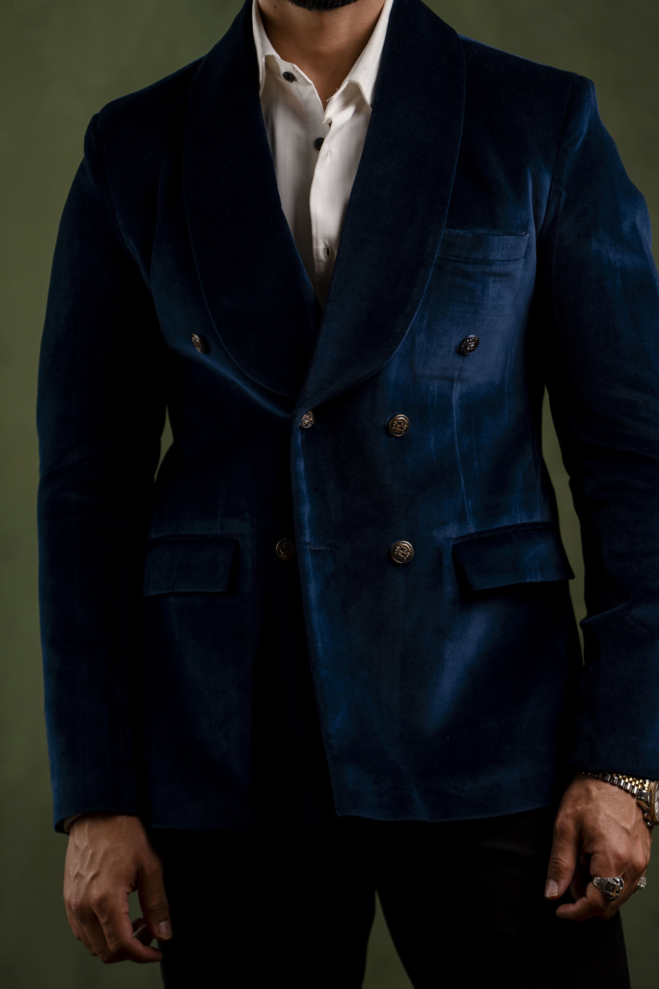 Royal Velvet Tuxedo Blazer