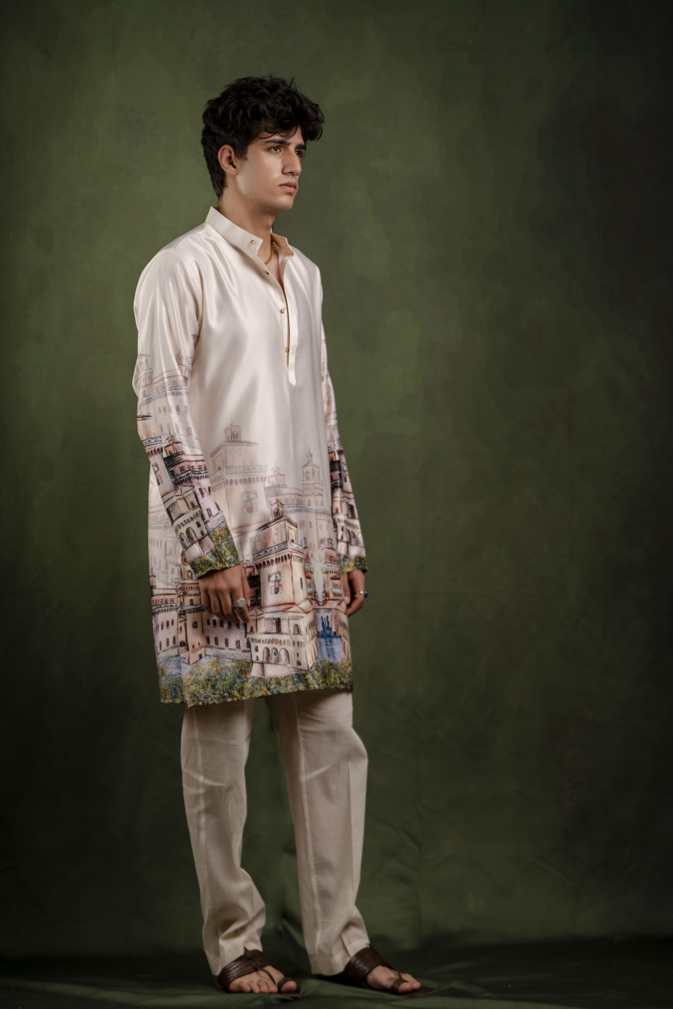 Ombre Downtown Printed Kurta