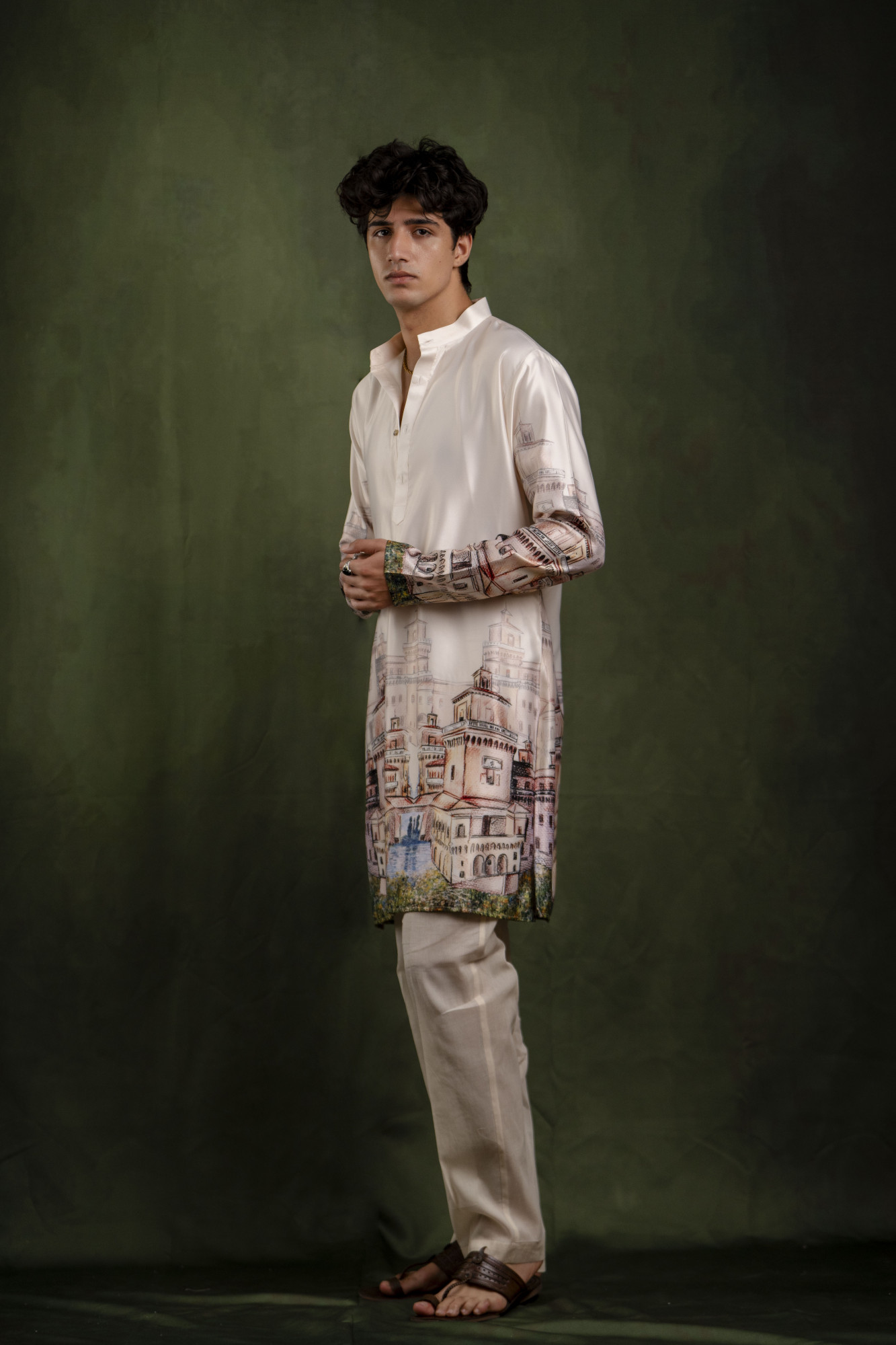 Ombre Downtown Printed Kurta
