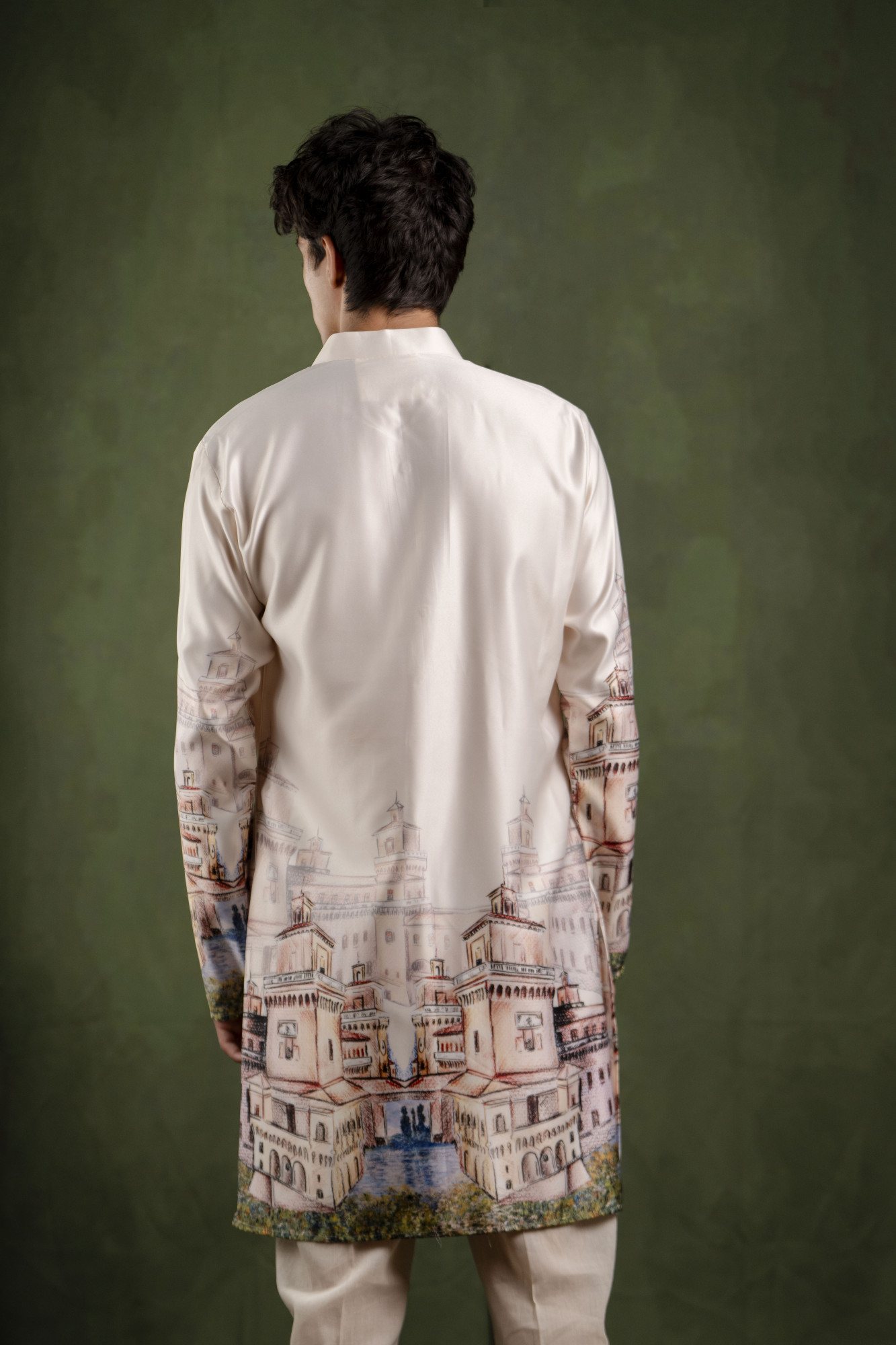 Ombre Downtown Printed Kurta