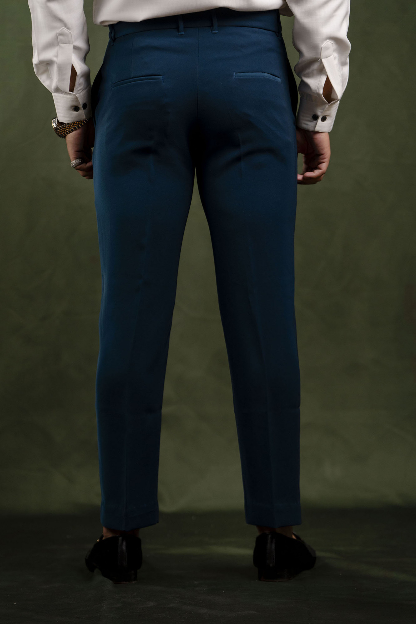 Teal Flowing Lachka Pants