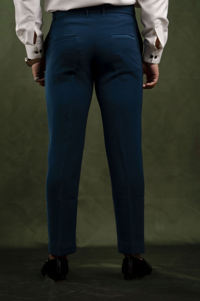 Teal Flowing Lachka Pants