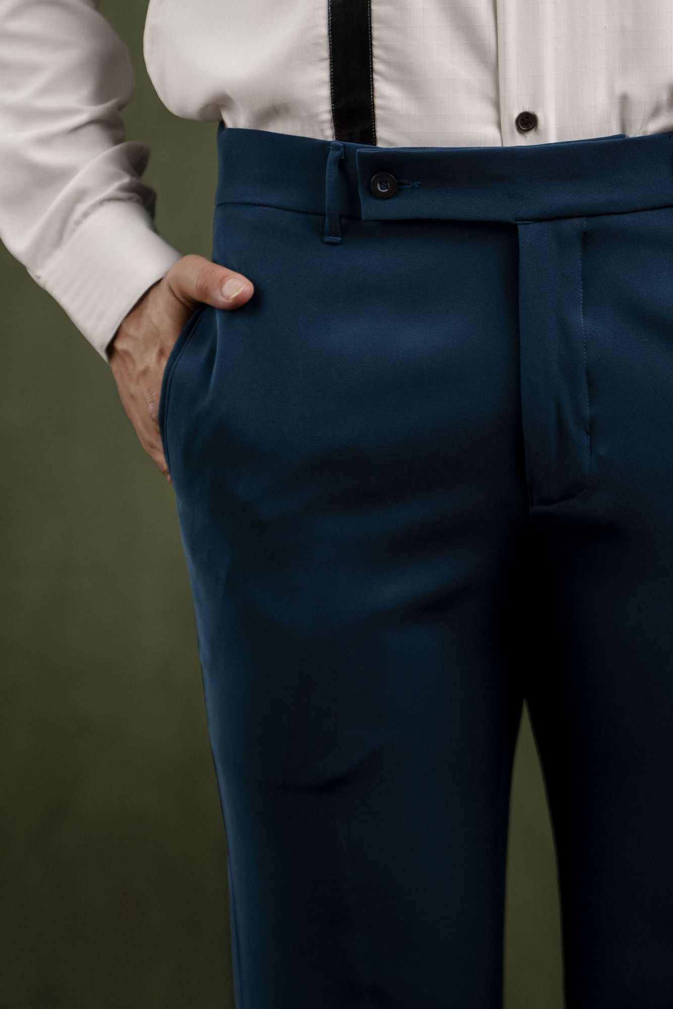 Teal Flowing Lachka Pants