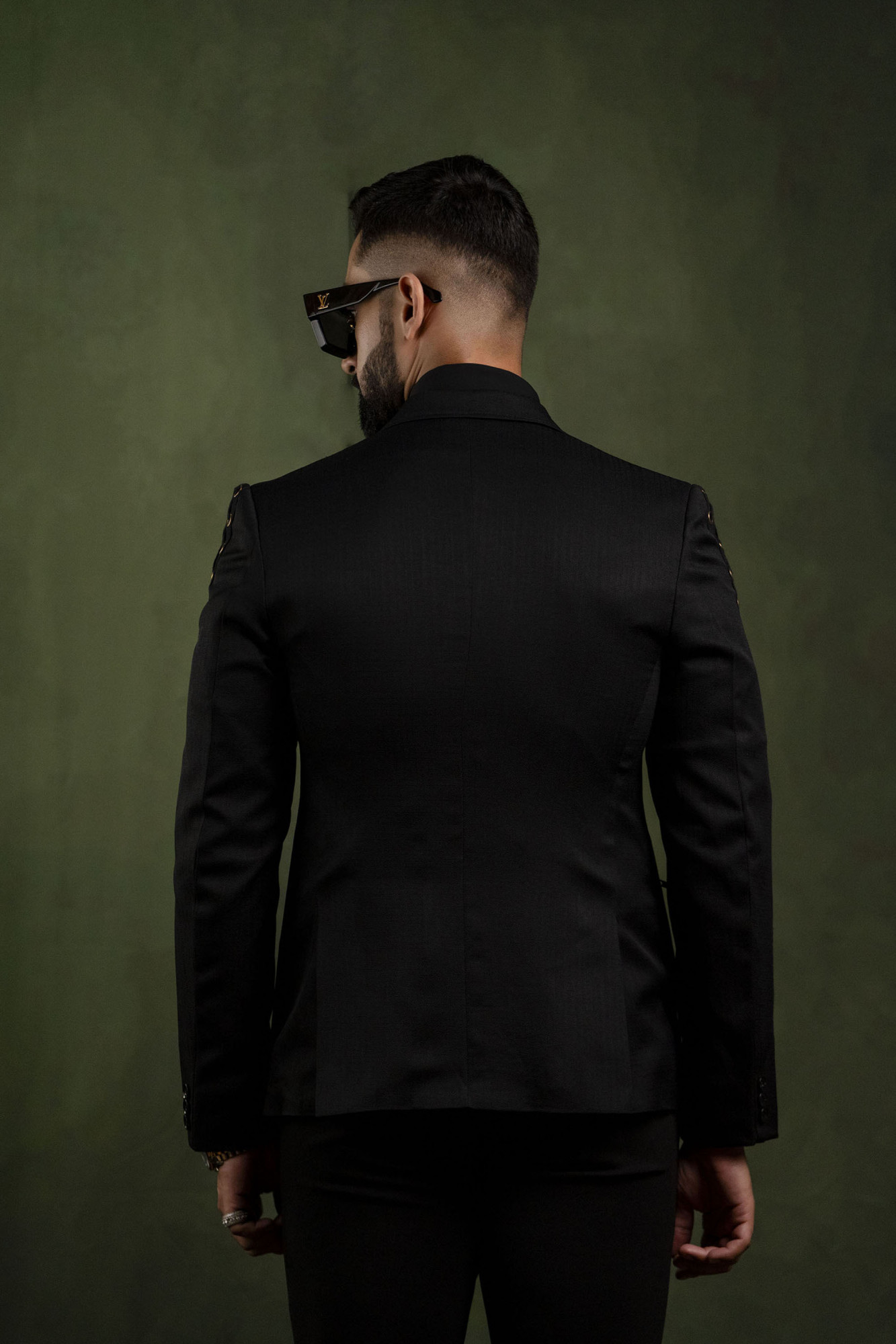 Motif Chained Blazer In Black