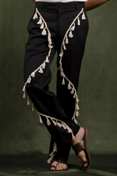 Boho Laced Flared Pants