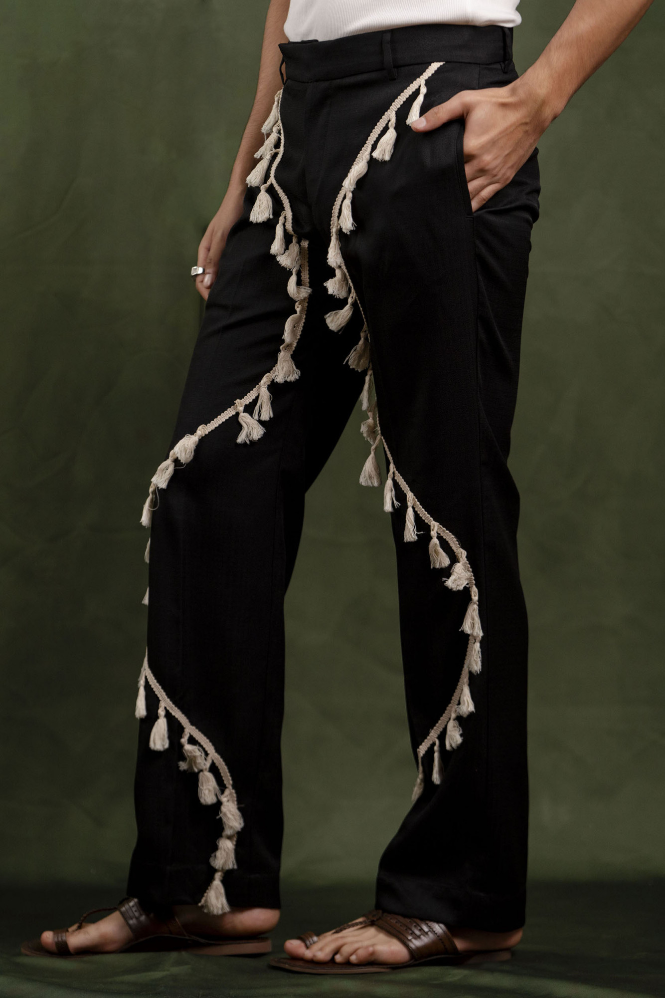 Boho Laced Flared Pants