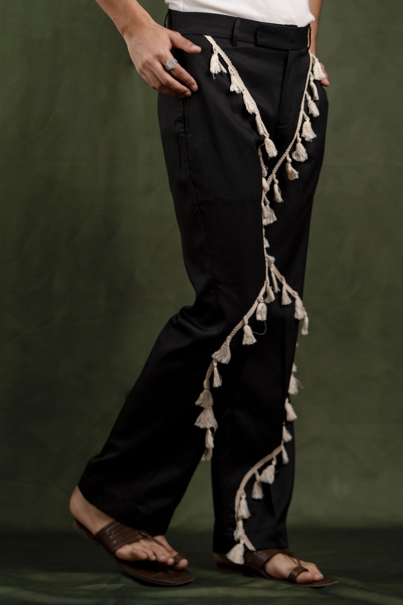 Boho Laced Flared Pants