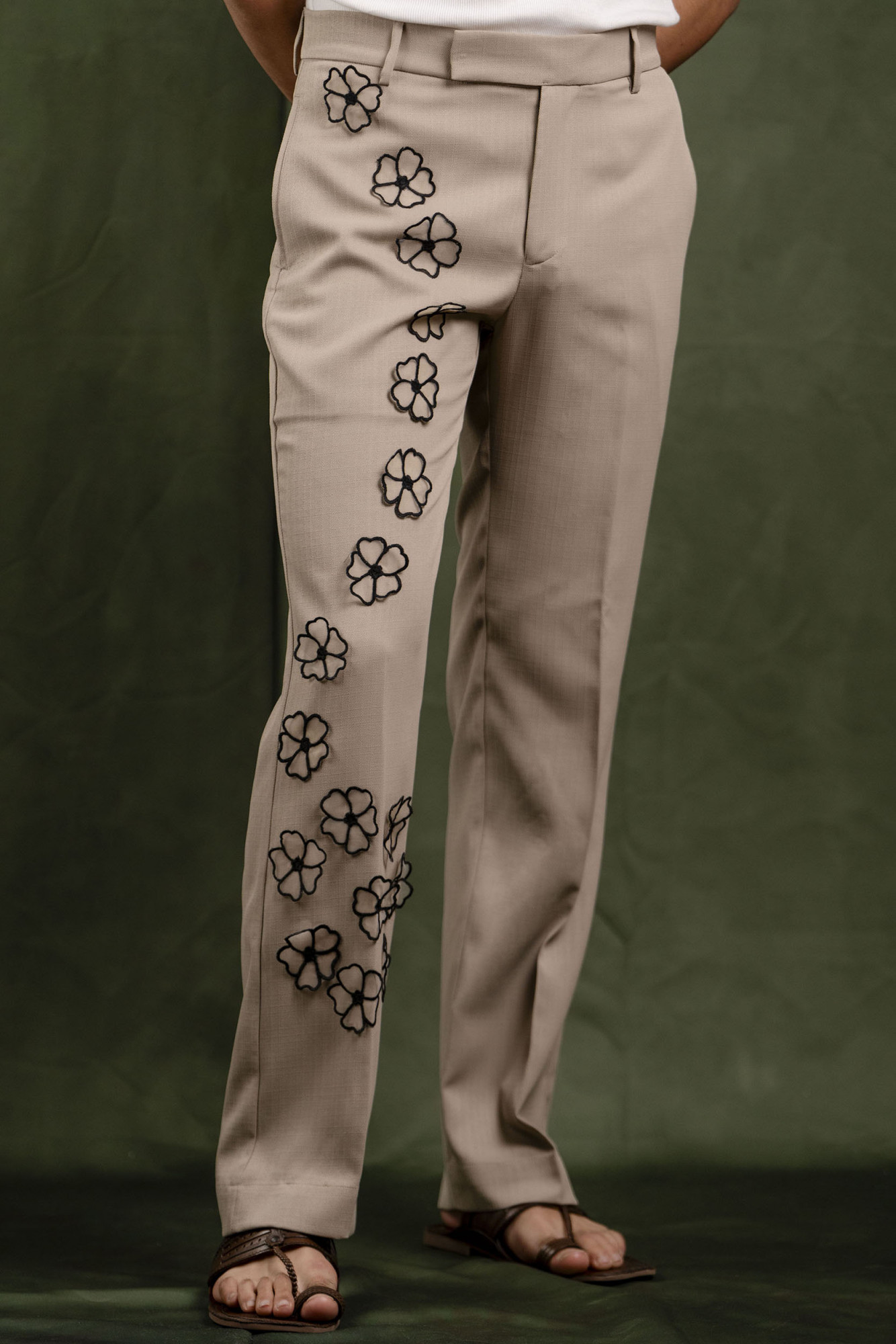 3D Floral Pyjama Pants