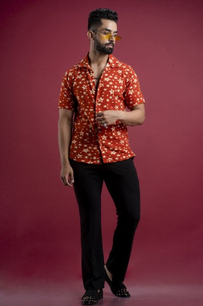 Printed Knit Shirt