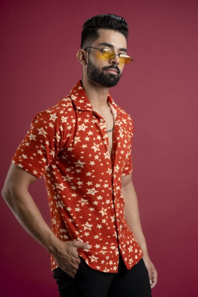 Printed Knit Shirt