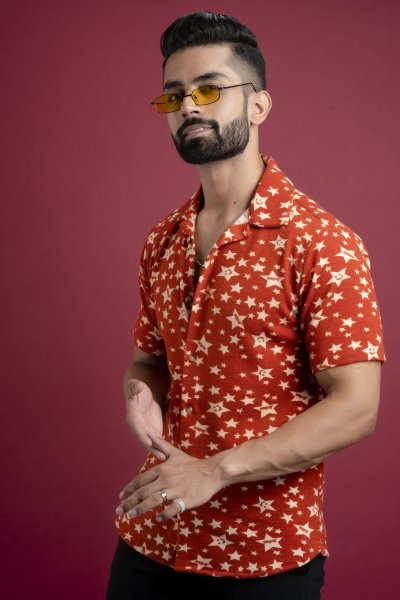 Printed Knit Shirt