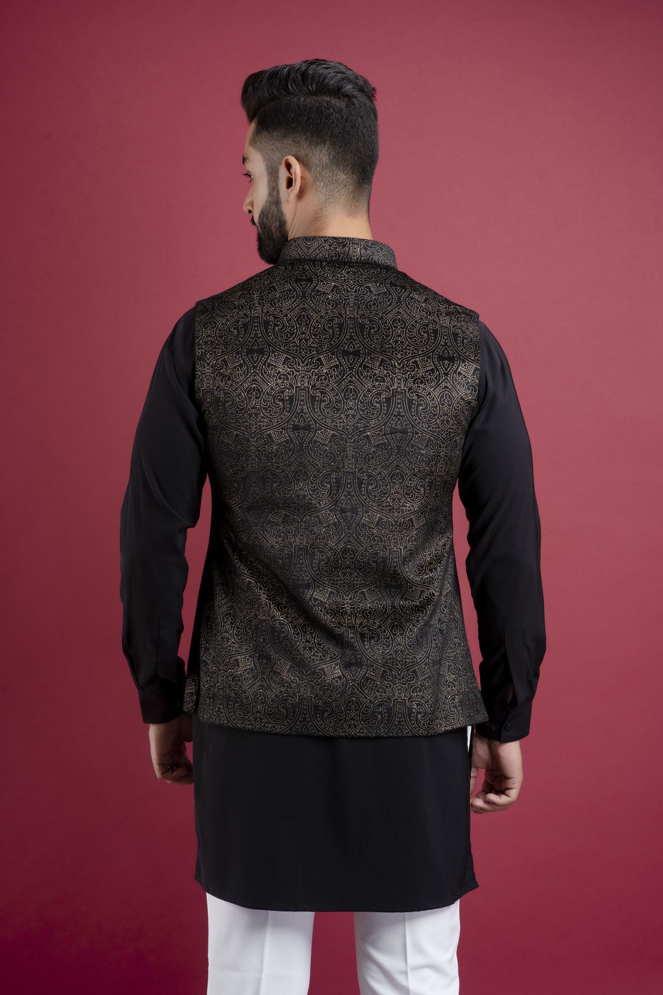 Printed Velvet Jacket