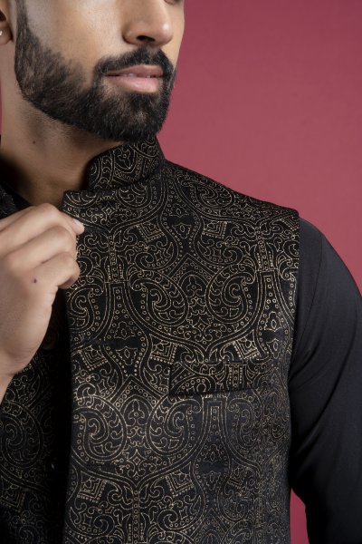Printed Velvet Jacket