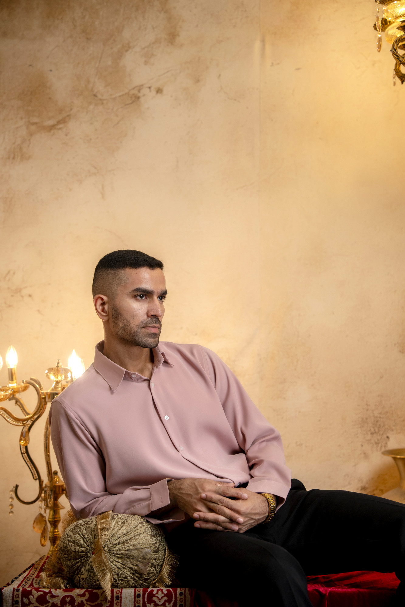 Classic Japanese Solid Shirt In Pink
