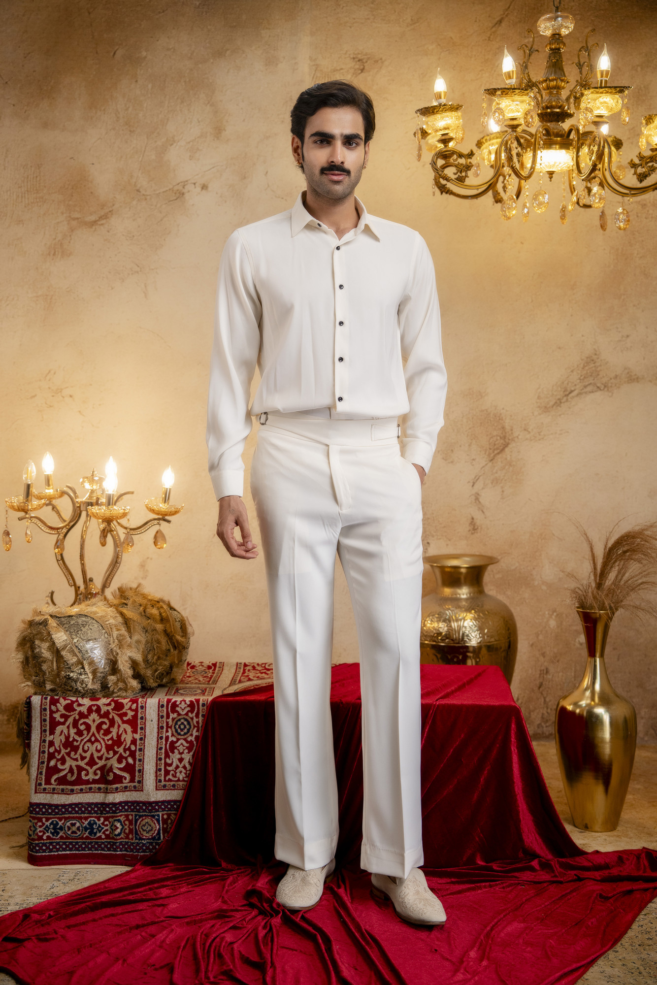 Classic Japanese Shirt In Off-White