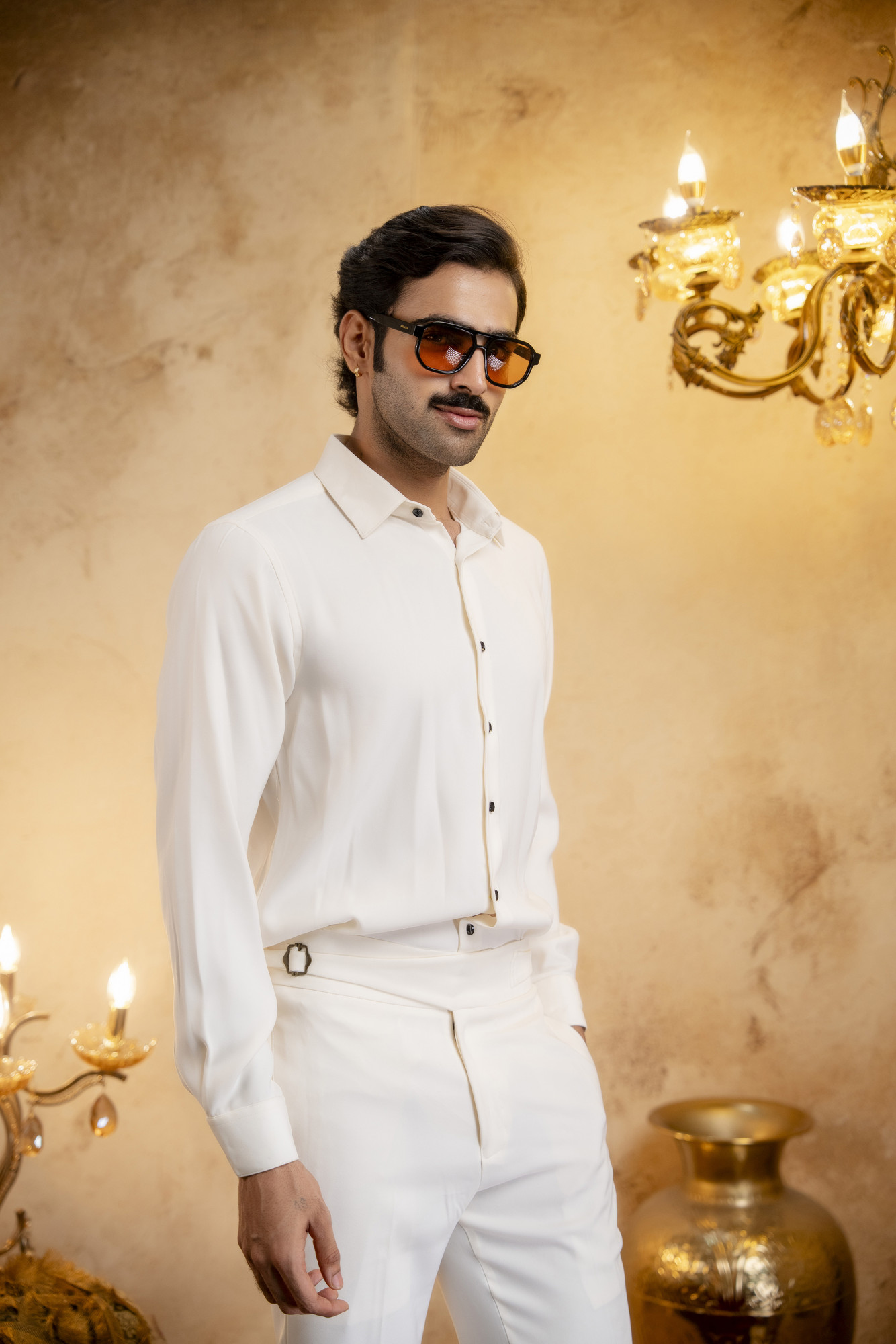 Classic Japanese Shirt In Off-White