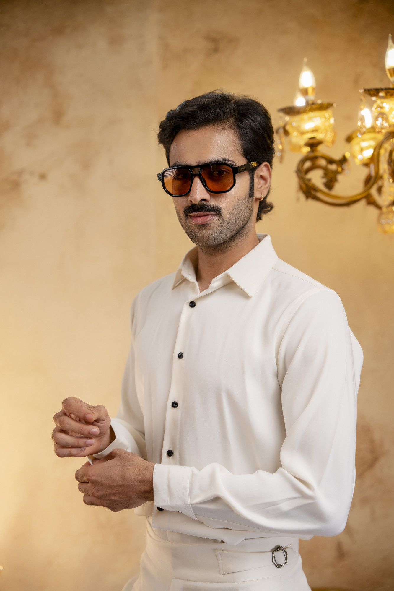 Classic Japanese Shirt In Off-White