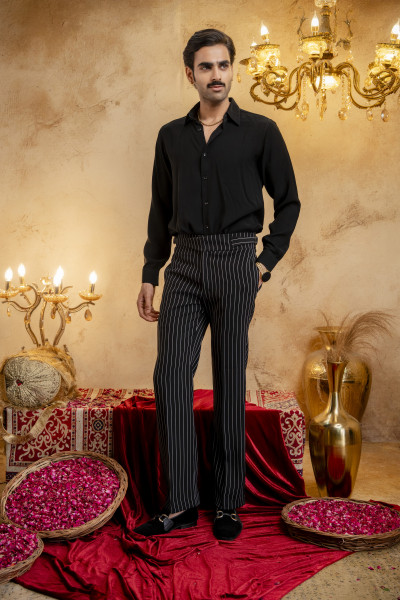 Classic Japanese Shirt In Zed Black