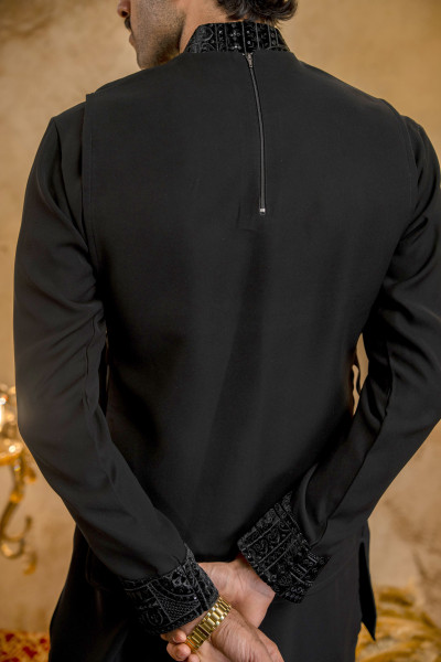 Patched Free Size warrior Jacket