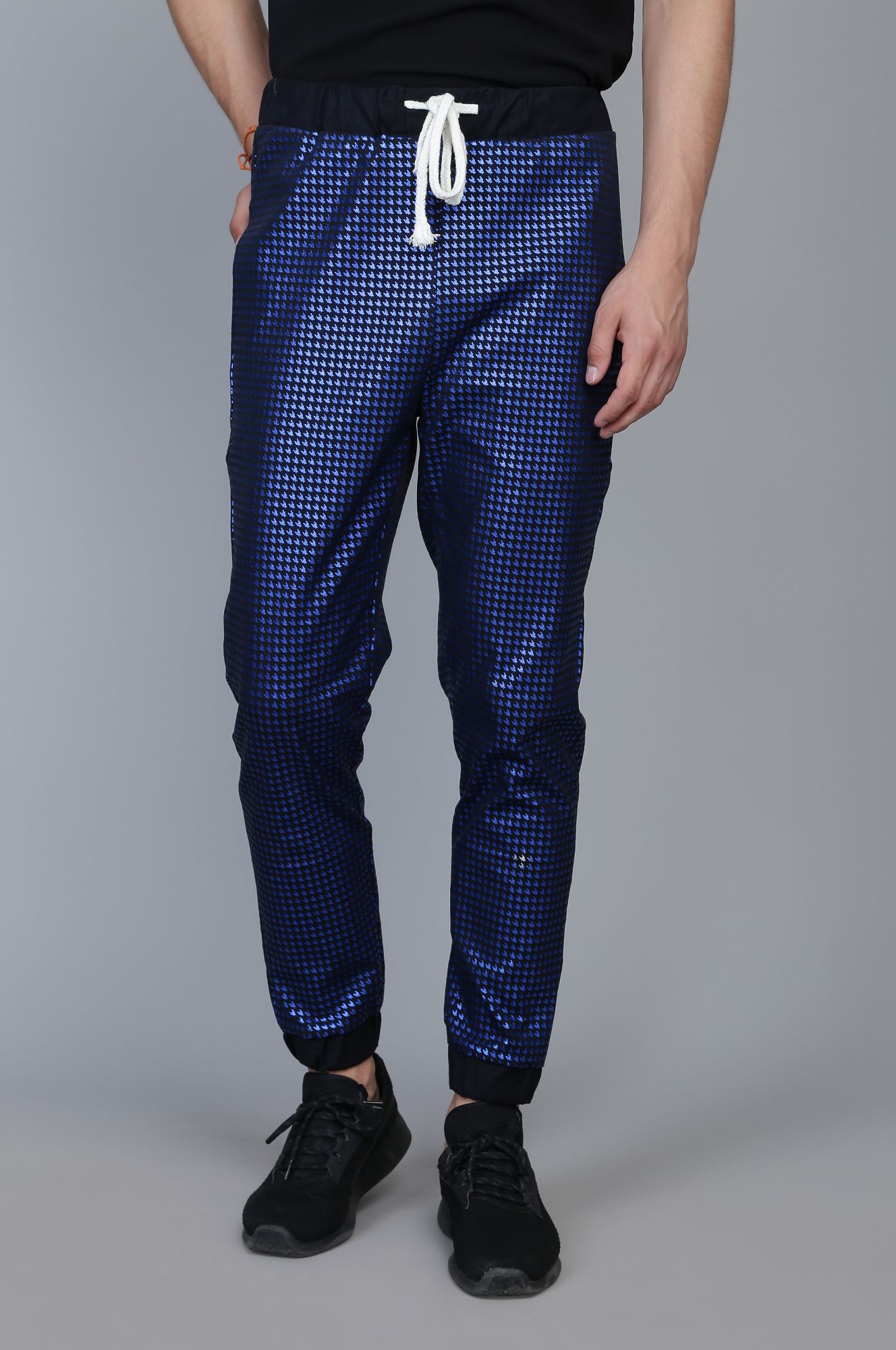 Mens Glitter Jogger Pants