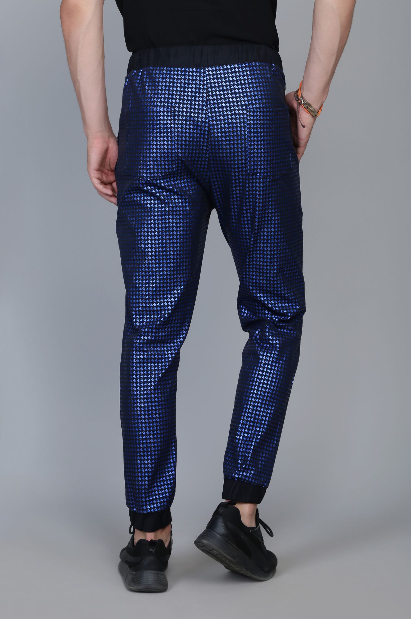 Mens Glitter Jogger Pants