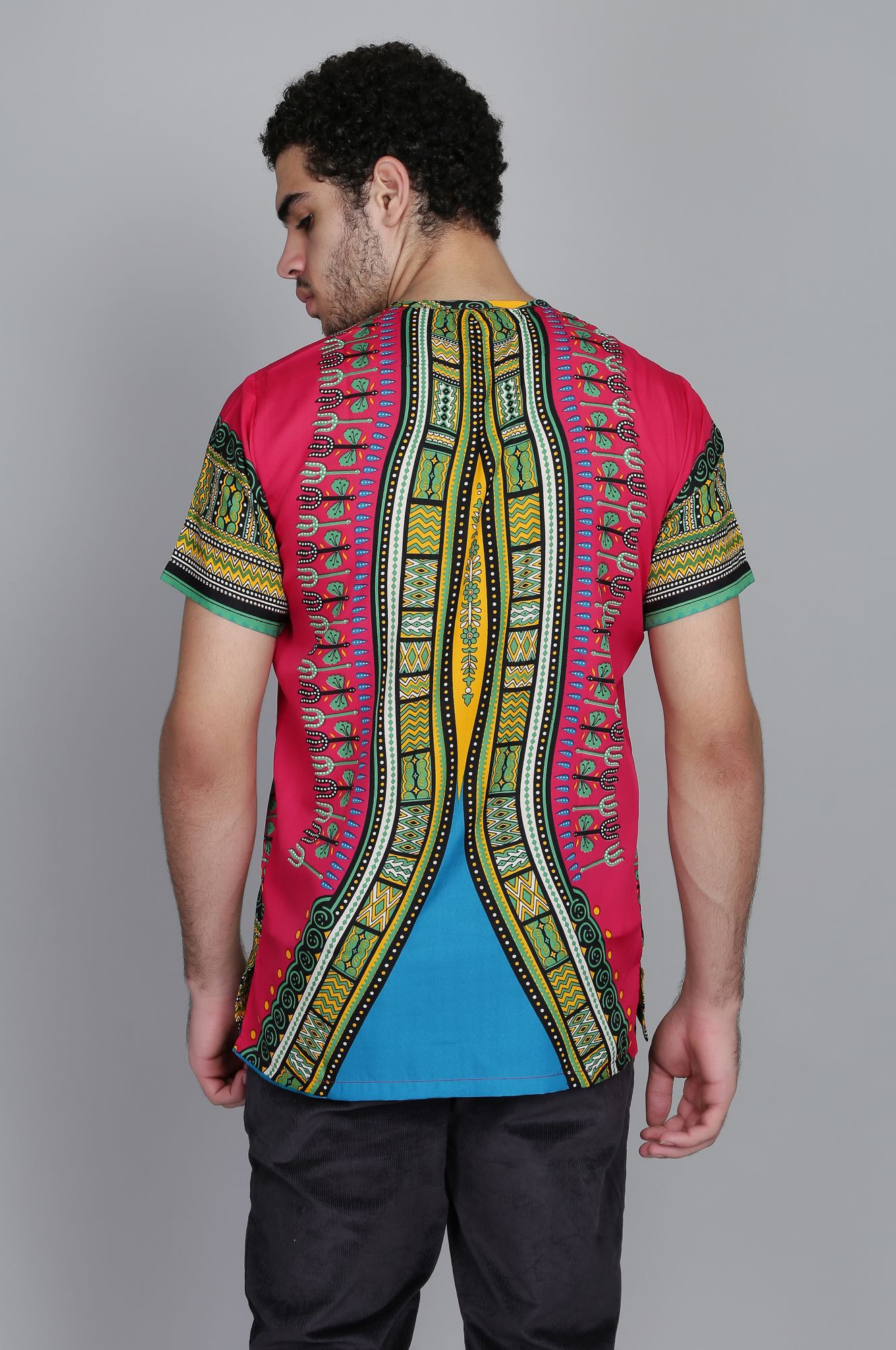 Mens No Collar Shirt