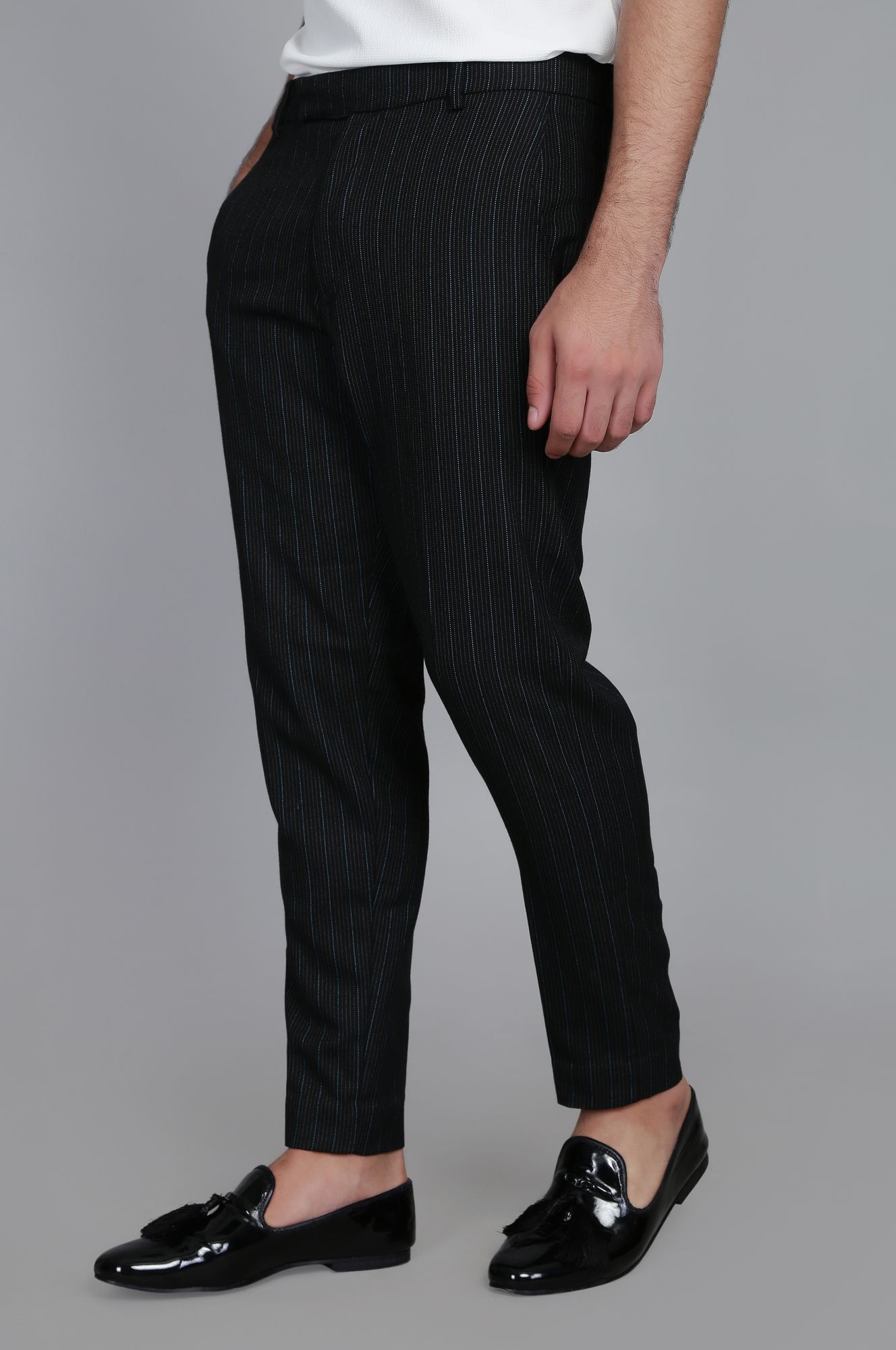 Mens Striped Tailored fit Pants