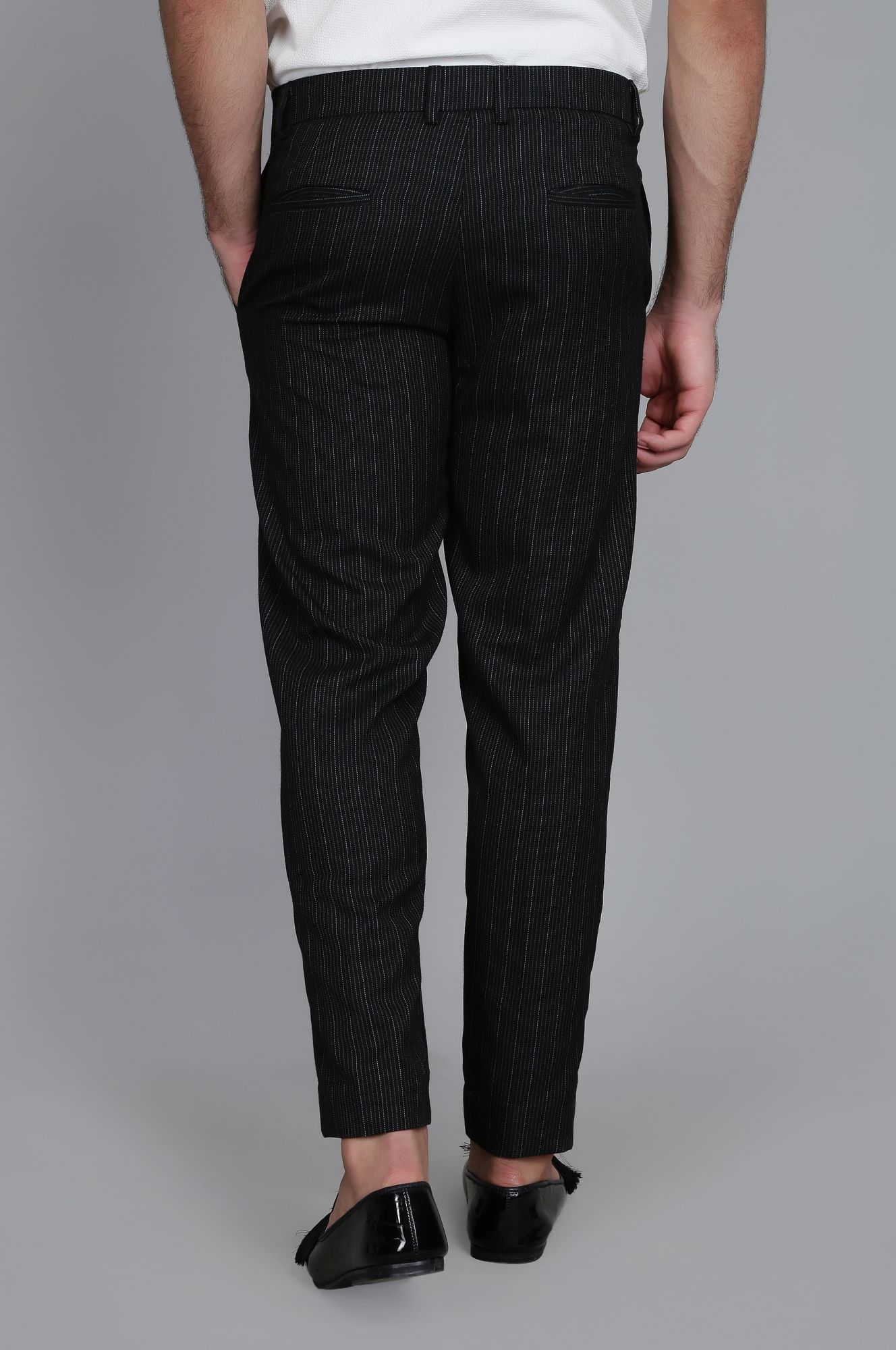 Mens Striped Tailored fit Pants
