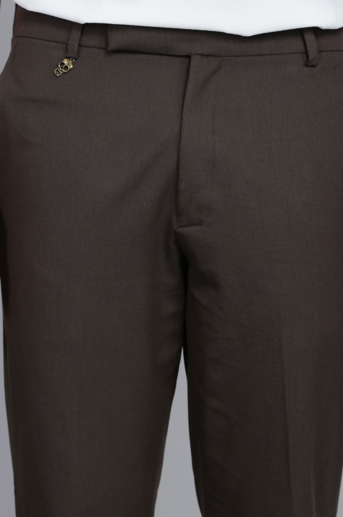 Mens Carob Tailored fit Pants