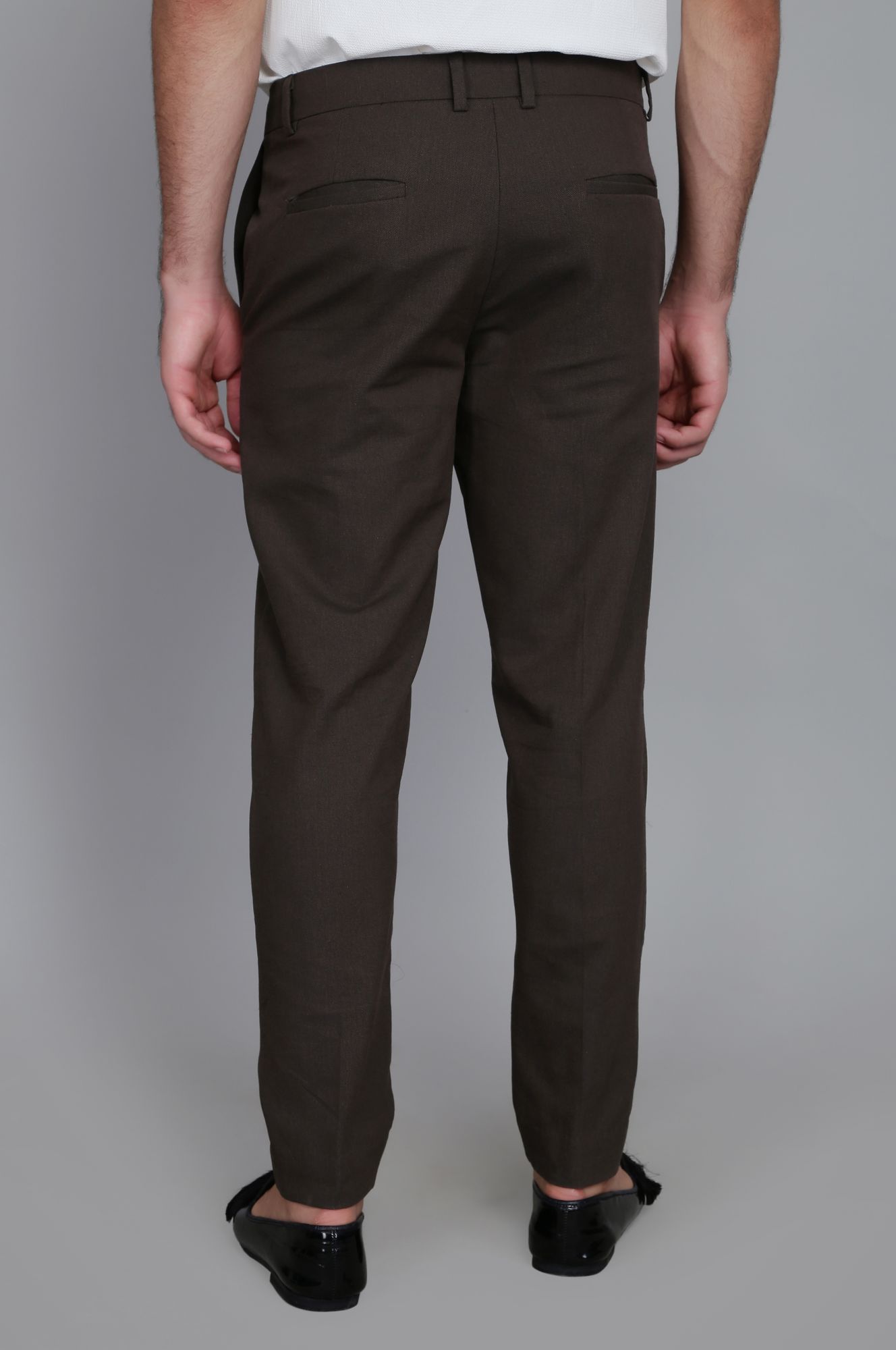 Mens Carob Tailored fit Pants