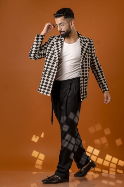 Jute Zic Zac Blazer