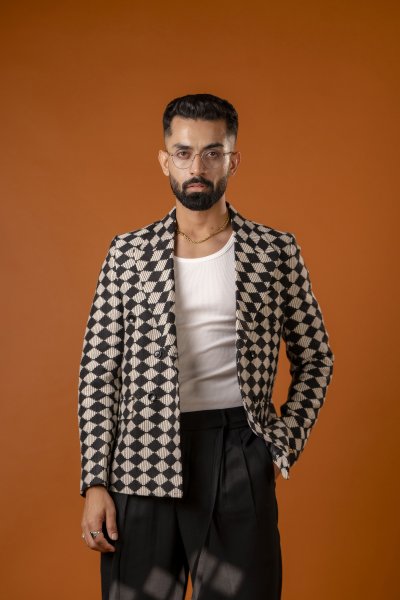 Jute Zic Zac Blazer