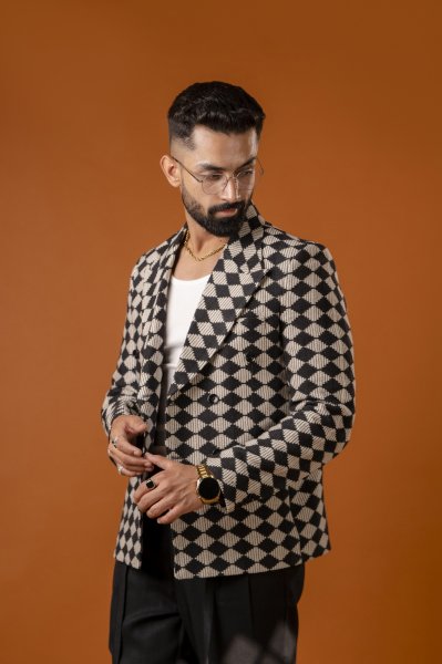 Jute Zic Zac Blazer