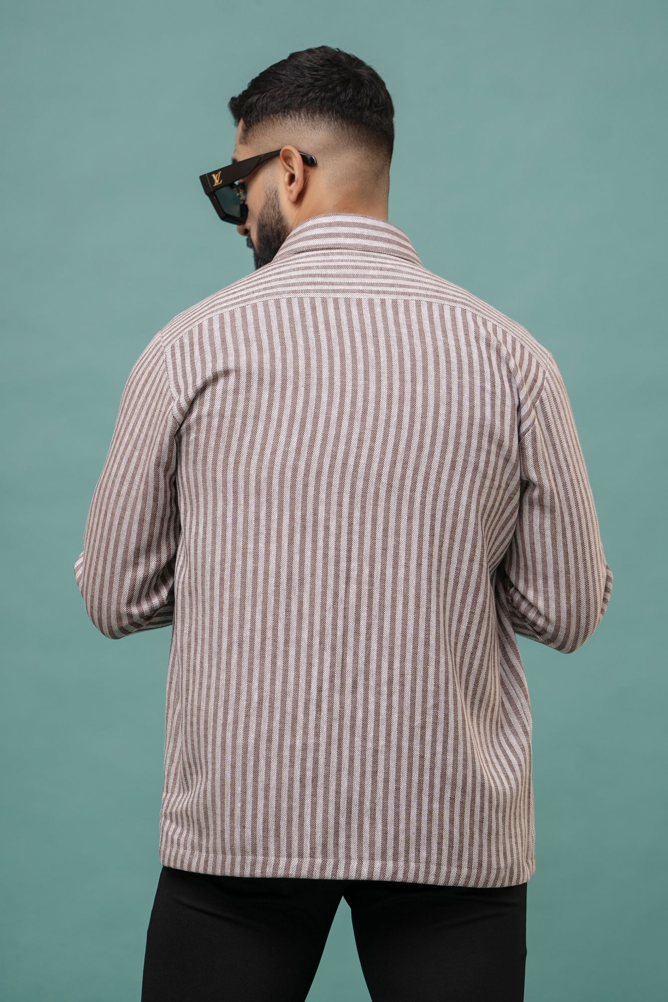 Striped Over Shacket